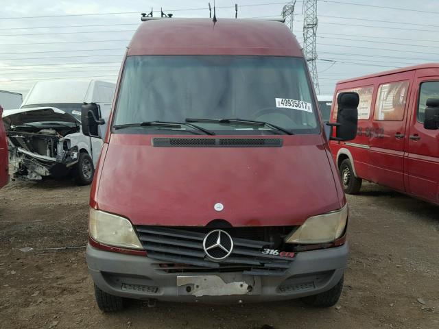 WD2PD644755729818 - 2005 DODGE SPRINTER MAROON photo 10