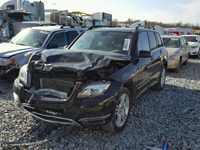 WDCGG5HB3EG221369 - 2014 MERCEDES-BENZ GLK 350 BLACK photo 2