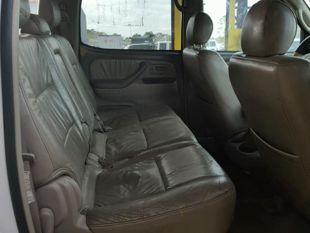 5TBET34196S522920 - 2006 TOYOTA TUNDRA DOU WHITE photo 6