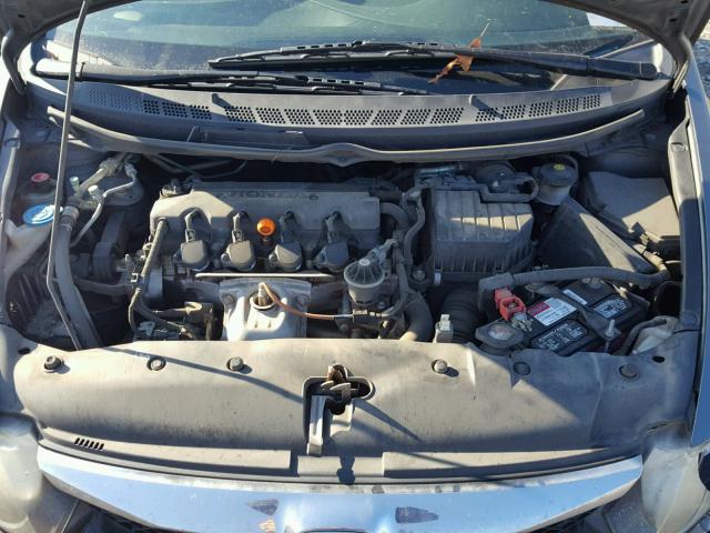 19XFA1F66BE009398 - 2011 HONDA CIVIC LX-S Մոխրագույն լուսանկար 7