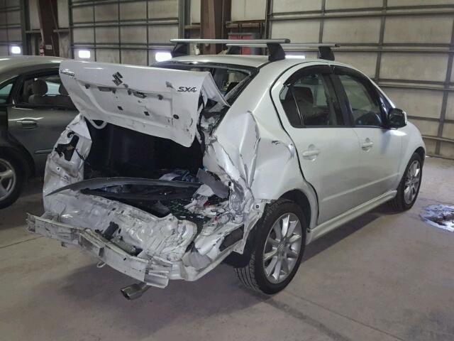 JS2YC415285102433 - 2008 SUZUKI SX4 CONVEN WHITE photo 4