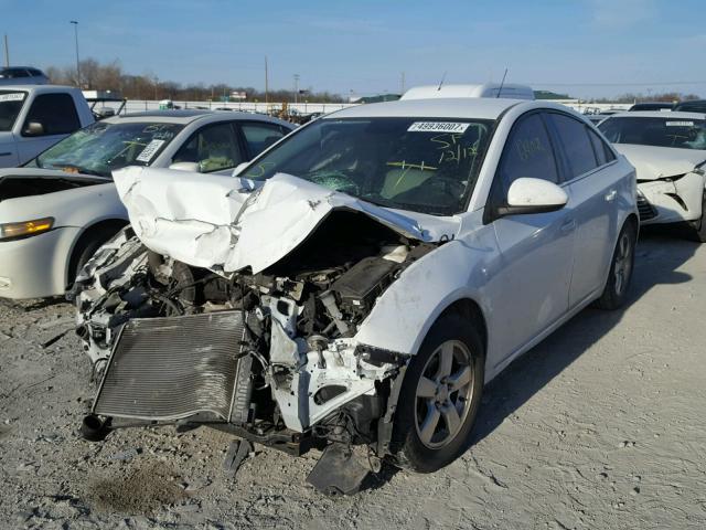 1G1PK5SBXD7150613 - 2013 CHEVROLET CRUZE LT WHITE photo 2