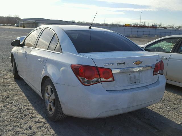 1G1PK5SBXD7150613 - 2013 CHEVROLET CRUZE LT WHITE photo 3