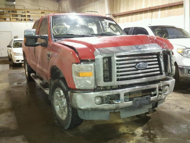 1FTSW21R58ED61738 - 2008 FORD F250 SUPER RED photo 1