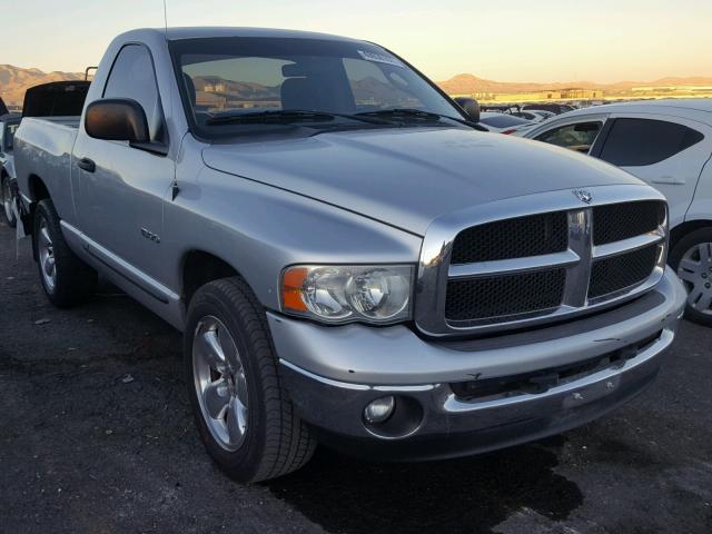 1D7HA16N55J591801 - 2005 DODGE RAM 1500 S SILVER photo 1