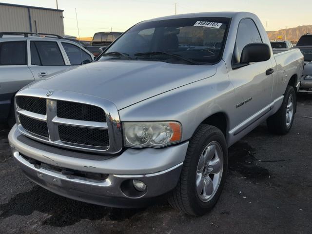 1D7HA16N55J591801 - 2005 DODGE RAM 1500 S SILVER photo 2