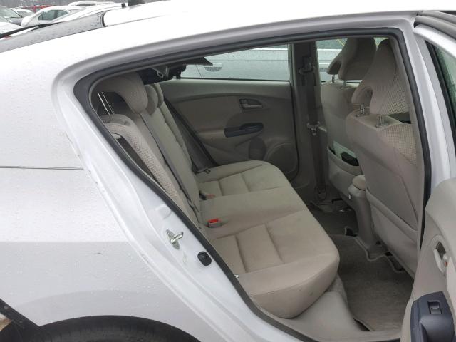 JHMZE2H74AS018222 - 2010 HONDA INSIGHT WHITE photo 6