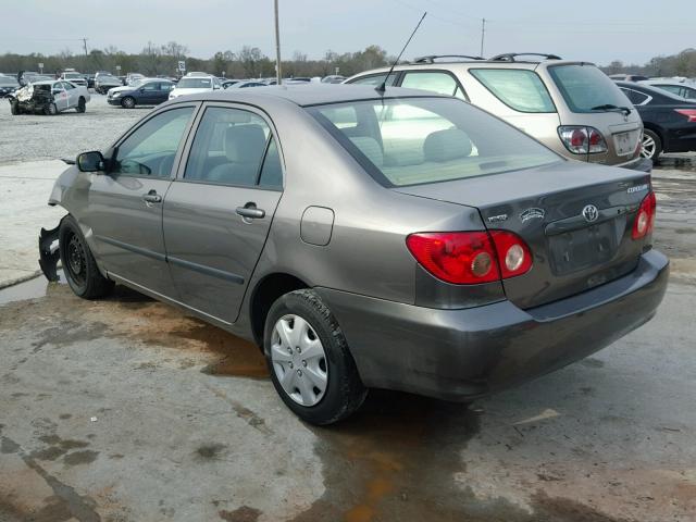 1NXBR32E48Z010832 - 2008 TOYOTA COROLLA CE GRAY photo 3