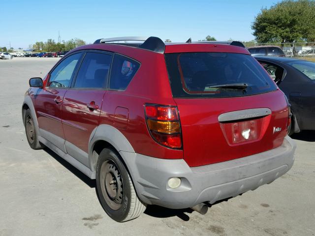 5Y2SL65896Z410088 - 2006 PONTIAC VIBE RED photo 3