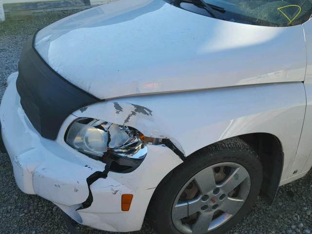 3GNCA13B49S611644 - 2009 CHEVROLET HHR LS WHITE photo 10
