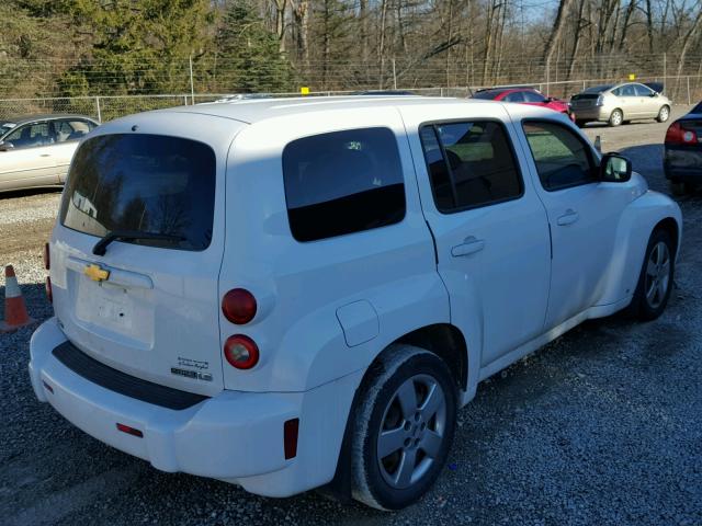 3GNCA13B49S611644 - 2009 CHEVROLET HHR LS WHITE photo 4