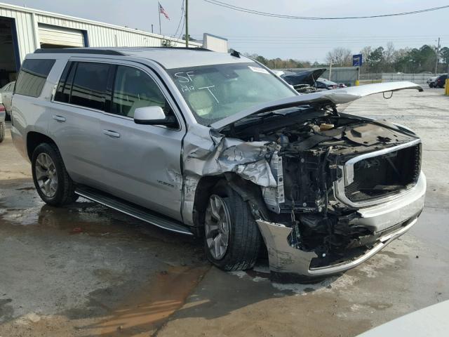 1GKS1BKC6FR153841 - 2015 GMC YUKON SLT SILVER photo 1