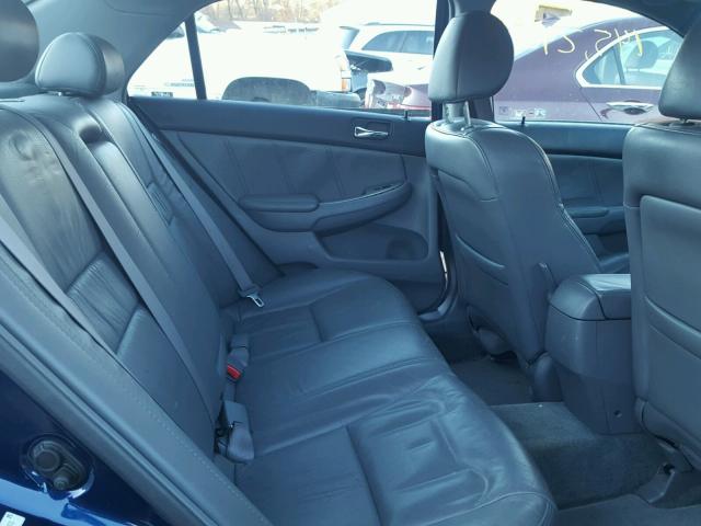 1HGCM56603A114073 - 2003 HONDA ACCORD EX BLUE photo 6