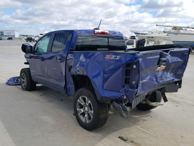 1GCGSDEA9G1111832 - 2016 CHEVROLET COLORADO Z BLUE photo 3