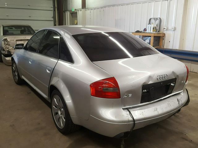 WAUZL54B1YN103818 - 2000 AUDI A6 4.2 QUA SILVER photo 3