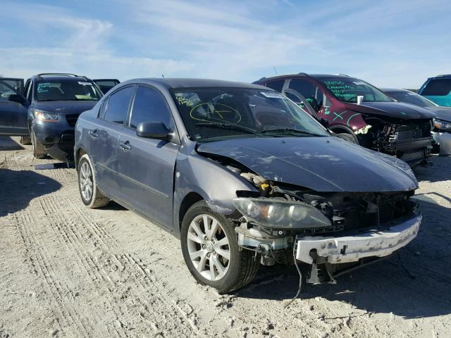 JM1BK12F181796693 - 2008 MAZDA 3 I GRAY photo 1