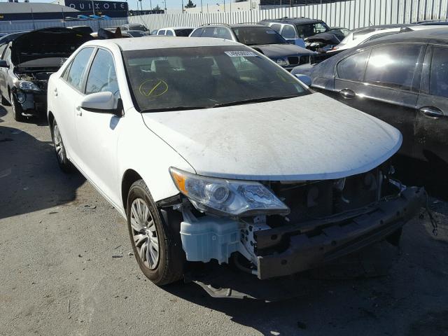 4T1BF1FK4DU280442 - 2013 TOYOTA CAMRY L WHITE photo 1