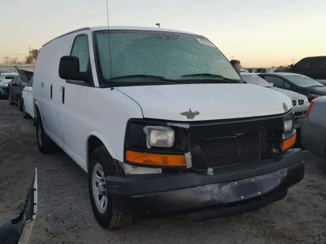 1GCFG15X491147222 - 2009 CHEVROLET EXPRESS G1 WHITE photo 1