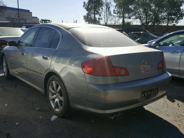 JNKCV51E25M213505 - 2005 INFINITI G35 GRAY photo 3