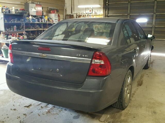 1G1ZT58N17F230058 - 2007 CHEVROLET MALIBU LT GRAY photo 4