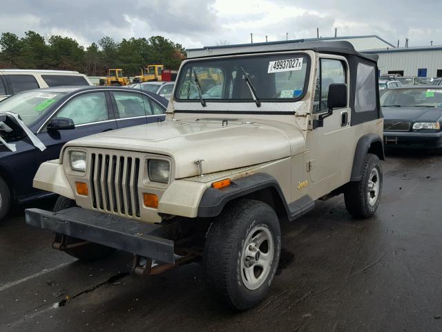 1J4FY19P4SP282429 - 1995 JEEP WRANGLER / SILVER photo 2