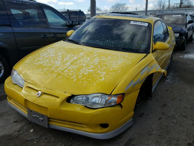 2G1WX15K529317778 - 2002 CHEVROLET MONTE CARL YELLOW photo 2