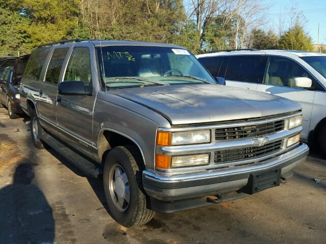 1GNFK16R7XJ385648 - 1999 CHEVROLET SUBURBAN K TAN photo 1