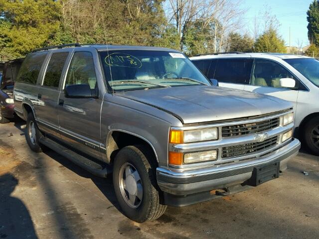 1GNFK16R7XJ385648 - 1999 CHEVROLET SUBURBAN K TAN photo 9