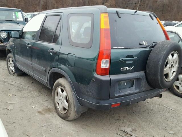 JHLRD78862C009871 - 2002 HONDA CR-V EX GREEN photo 3