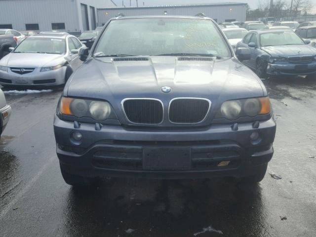 5UXFB33583LH39733 - 2003 BMW X5 4.4I GRAY photo 7