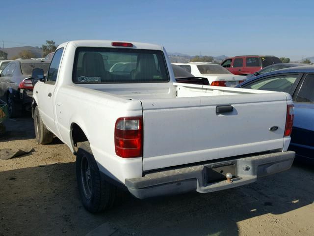 1FTYR10D24PA26971 - 2004 FORD RANGER WHITE photo 3