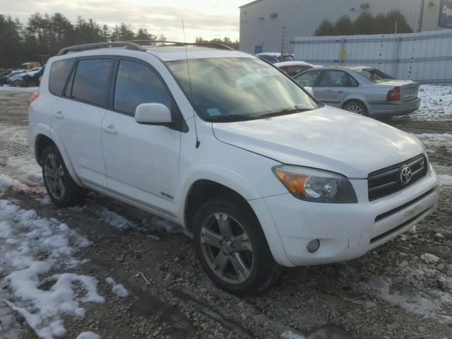 JTMBK32V085054779 - 2008 TOYOTA RAV4 SPORT WHITE photo 1