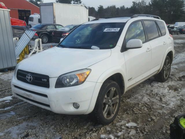 JTMBK32V085054779 - 2008 TOYOTA RAV4 SPORT WHITE photo 2