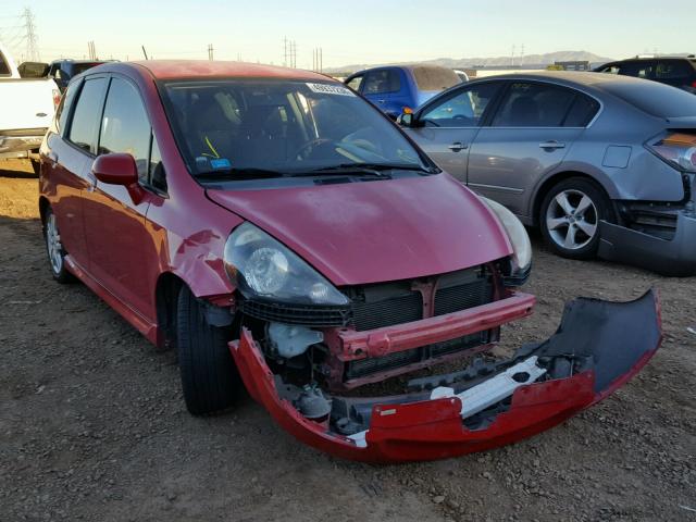 JHMGD38667S024619 - 2007 HONDA FIT S 红色 照片 1