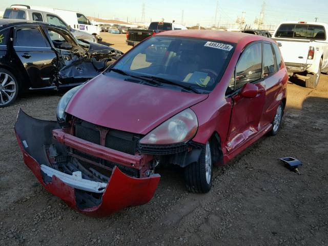 JHMGD38667S024619 - 2007 HONDA FIT S 红色 照片 2