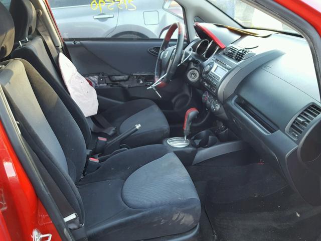 JHMGD38667S024619 - 2007 HONDA FIT S 红色 照片 5