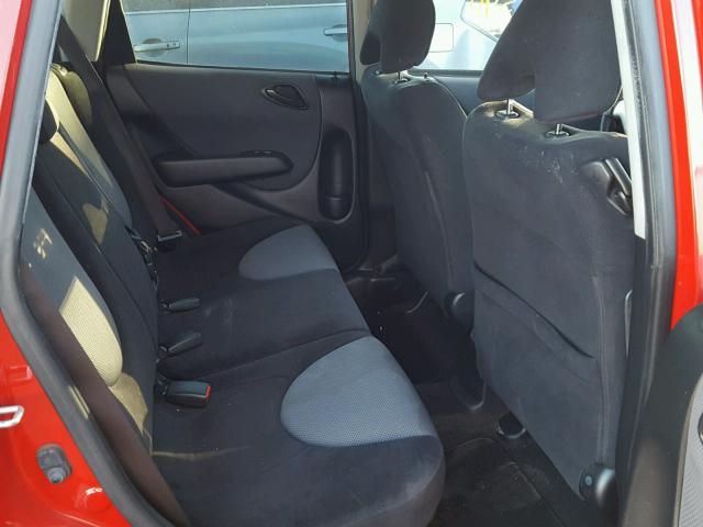JHMGD38667S024619 - 2007 HONDA FIT S 红色 照片 6