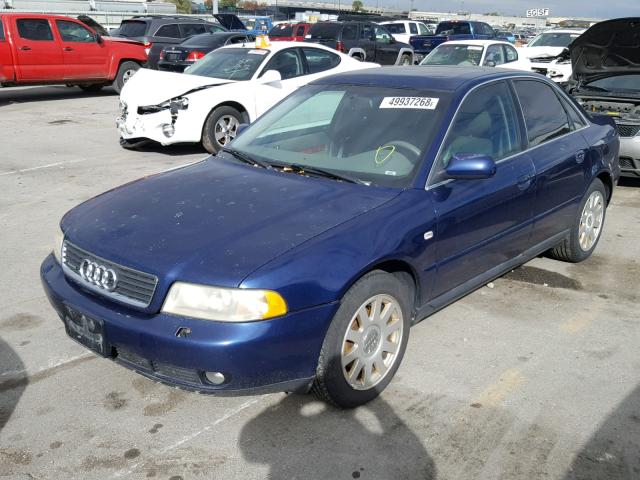 WAUDH28D1YA115531 - 2000 AUDI A4 2.8 QUA BLUE photo 2