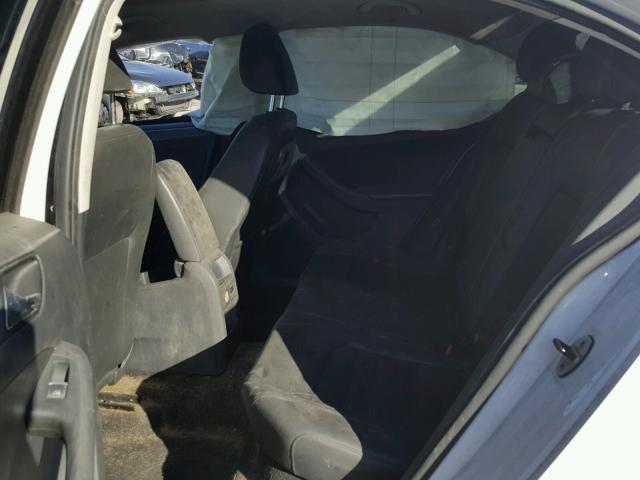 3VWLX7AJ7DM403076 - 2013 VOLKSWAGEN JETTA SEL WHITE photo 6