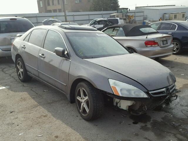 1HGCM66587A010207 - 2007 HONDA ACCORD EX BROWN photo 1