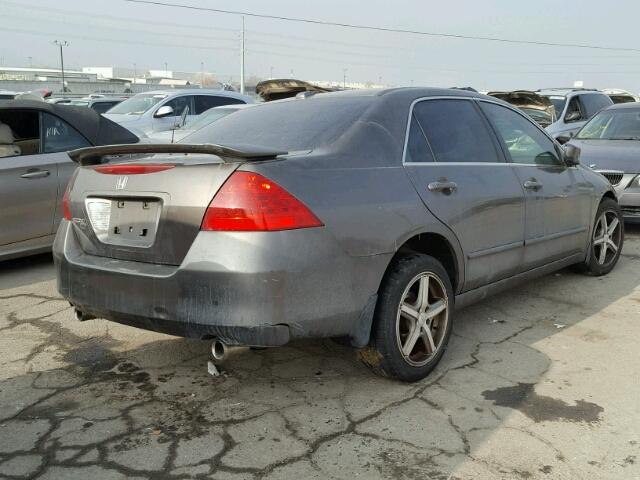 1HGCM66587A010207 - 2007 HONDA ACCORD EX BROWN photo 4