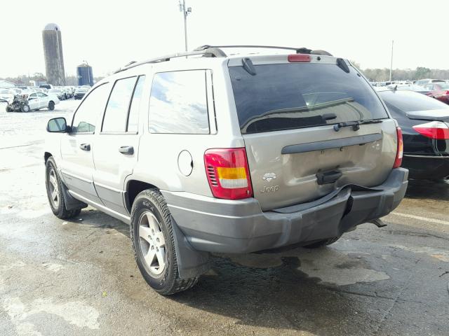 1J4GX48S11C599136 - 2001 JEEP GRAND CHER GRAY photo 3