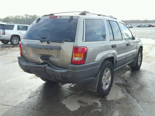 1J4GX48S11C599136 - 2001 JEEP GRAND CHER GRAY photo 4