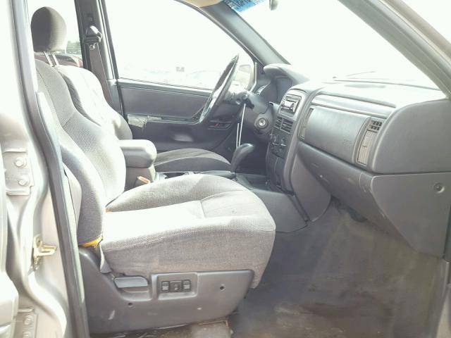 1J4GX48S11C599136 - 2001 JEEP GRAND CHER GRAY photo 5