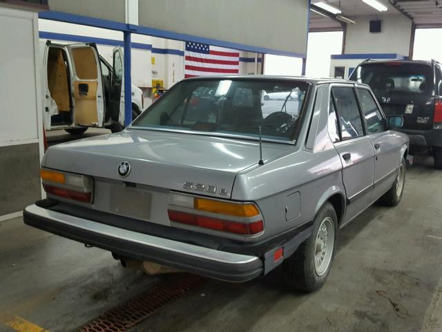 WBADK8307J9901060 - 1988 BMW 528 E AUTO SILVER photo 4