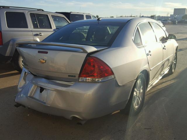 2G1WA5E35C1184411 - 2012 CHEVROLET IMPALA LS SILVER photo 4