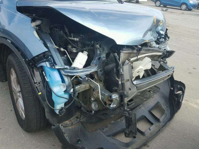 5J6RM3H74DL009958 - 2013 HONDA CR-V EXL BLUE photo 9