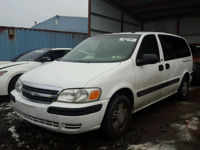 1GNDX03E73D137283 - 2003 CHEVROLET VENTURE WHITE photo 2