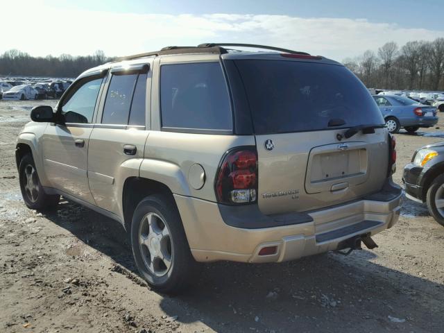 1GNDT13S172268668 - 2007 CHEVROLET TRAILBLAZE BEIGE photo 3