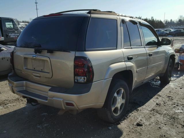 1GNDT13S172268668 - 2007 CHEVROLET TRAILBLAZE BEIGE photo 4